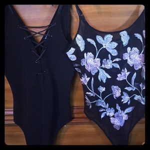 2 Express body suits, XS